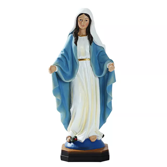 Our Lady of Grace Virgin Mary Statue 8.8in Polyresin Craft Statue Sculpture