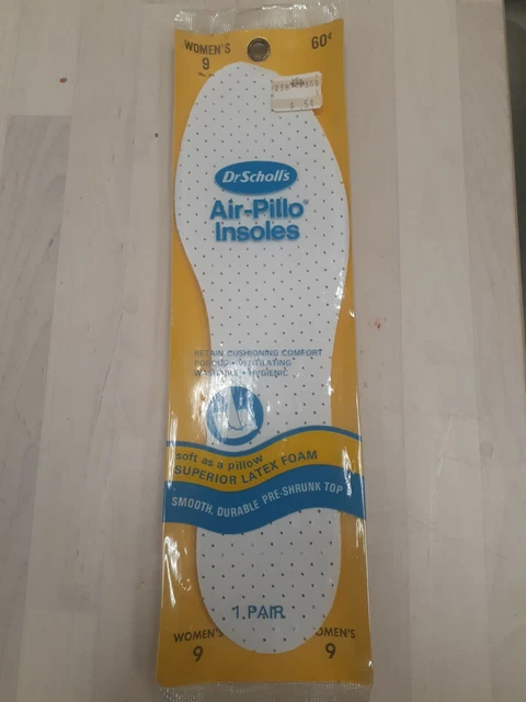 Vintage 60/70s? Dr. Scholls Insoles Womens Air Pillo Size 9 SEALED