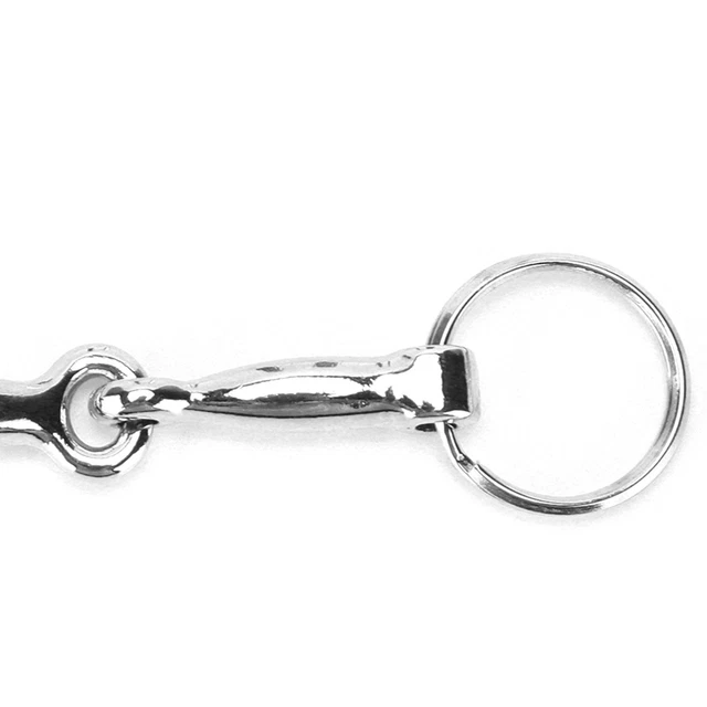 Snaffle Bits Keychain Zinc Alloy Pelham Keychain Single Connector Horse Bit Uts