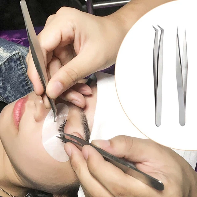 Eyebrow Plucker Lash Tweezers Tweezers Lash Extensions Stainless Steel 4