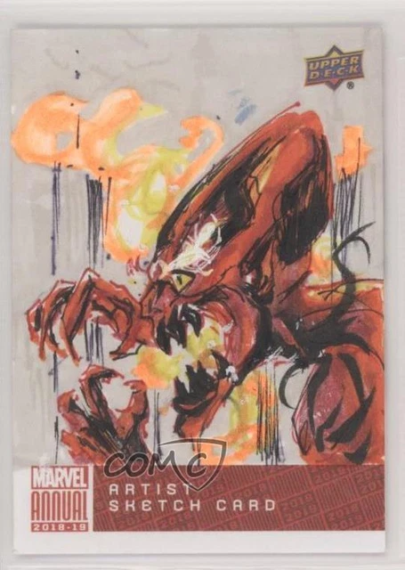 2018-19 Upper Deck Marvel Annual Sketch Cards 1/1 Armando Ramirez #SKT Auto p1l