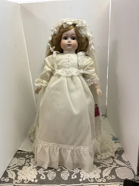 Victoria Ashlea Original Porcelain Musical doll designed by Bette Ball 26”