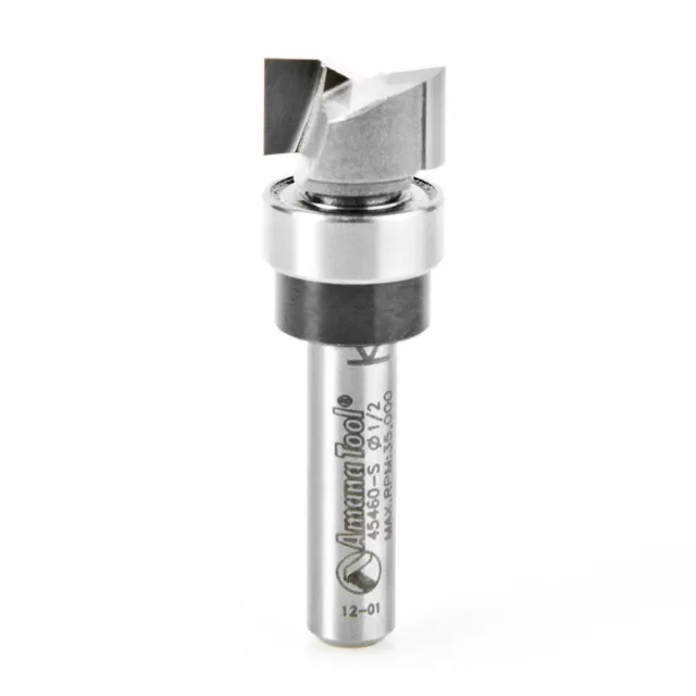 Amana Tool 45460-S 2 FL Dado Clean Out 1/2 x 1/4 x 1/4 SHK Carbide Tipped Bit
