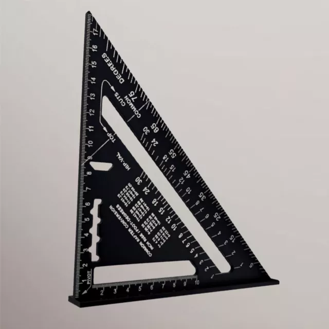 Aluminum Alloy Wear Resistance Triangle Ruler High Precision Rustproof Roofer