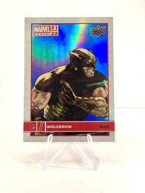 2021-22 Upper Deck Marvel Annual #97 Wolverine Blue Foil Parallel - FREE SHIP