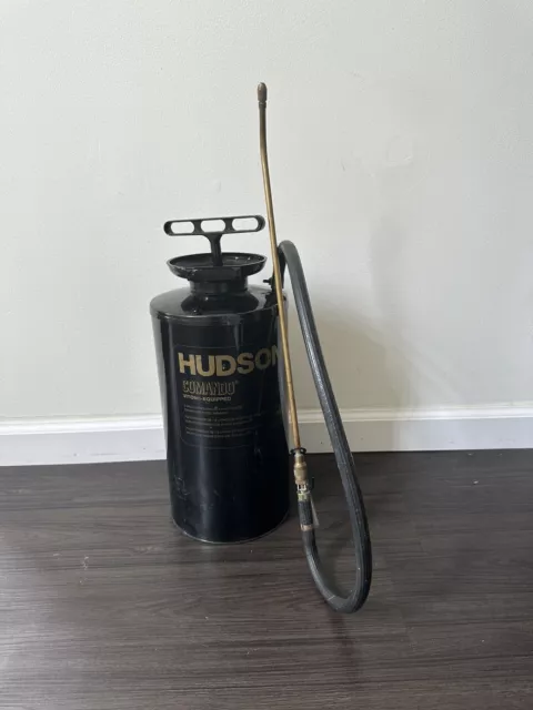 Hudson 96302E Comando 2 Gallon Sprayer Galvanized Steel Black w/ Hose