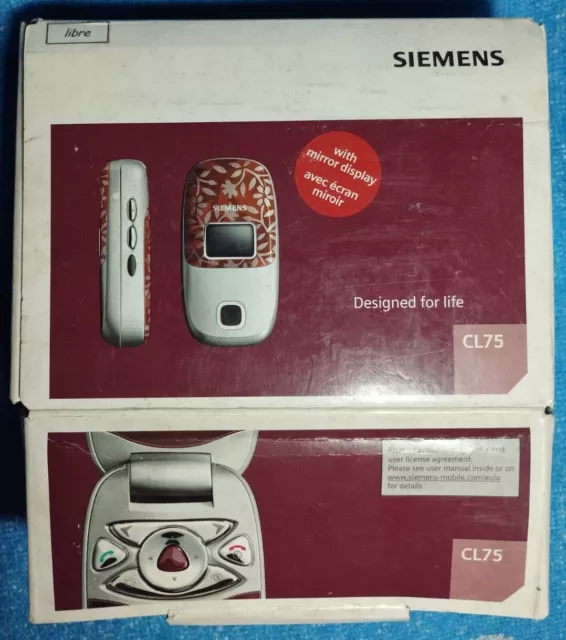 SIEMENS CL75  NUEVO SIN USAR! Caja Original ORIGINAL! Sin Simlock! Old Stock