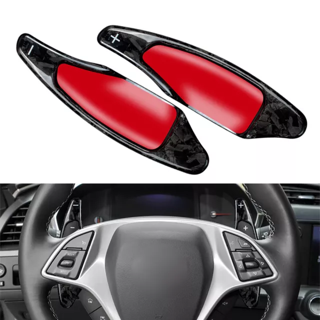 2x Steering Wheel Paddle Shifter Extension Fit For Chevrolet Camaro Corvette C7