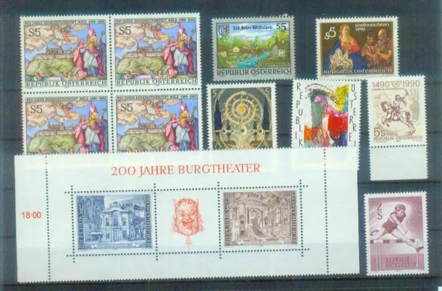 Sauberes Lot Briefmarken aus Österreich, postfrisch