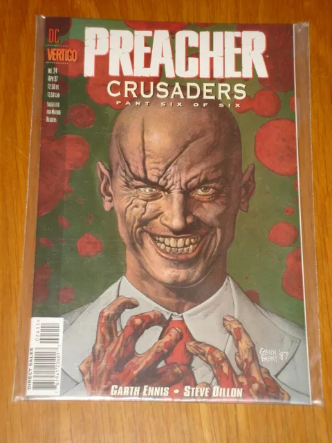 Preacher #24 Vol 1 Dc Vertigo Comic Garth Ennis Fabry April 1997