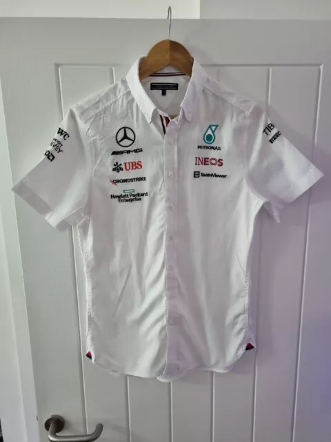 Maglia ingegneri F1 Mercedes Team Issue maniche corte Tommy Hilfiger usata