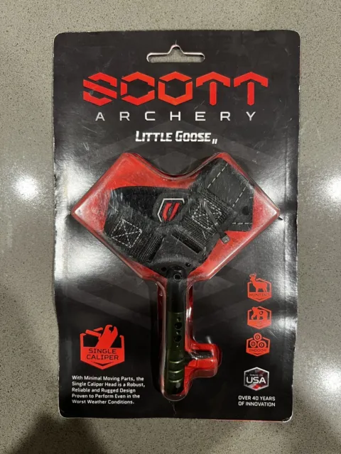 Scott Release Little Goose II Single Caliper Black Buckle Strap Green Head #7599