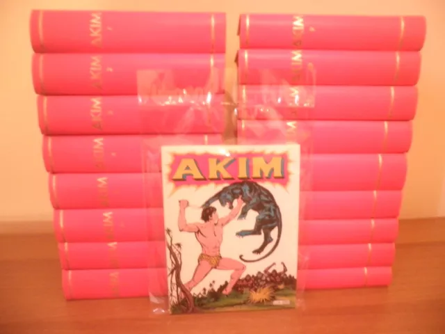 Akim Completa 1/84 Rilegata 17 Volumi + N. 1 Fumetto Anastatico  /SP/
