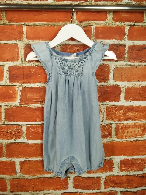 BABY GIRL BUNDLE AGE 12-18 MONTHS NEXT GAP etc ROMPER DUNGAREES DRESS SET 86CM 3
