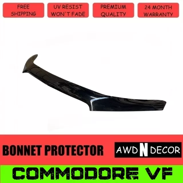 Bonnet Protector Hood Guard for Holden Commodore VF 2013-17 Tinted Black