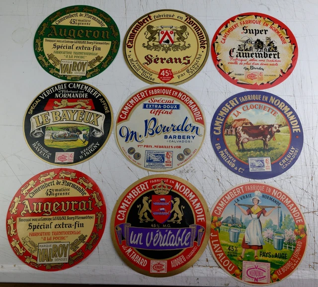 ANCIENNE ETIQUETTE FROMAGE Camembert Eudes Le Rival Des Normands Morvan
