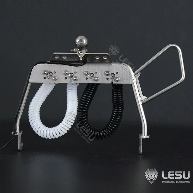 US Stock 1/14 LESU Metal Tube Rack Spotlight RC Tamiye Tractor Truck Volvol