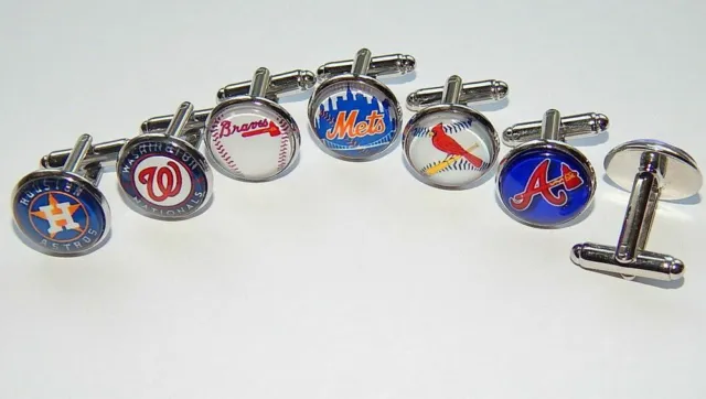 Baseball team club logo cufflinks jewelry baseball emblem symbol baseball League
