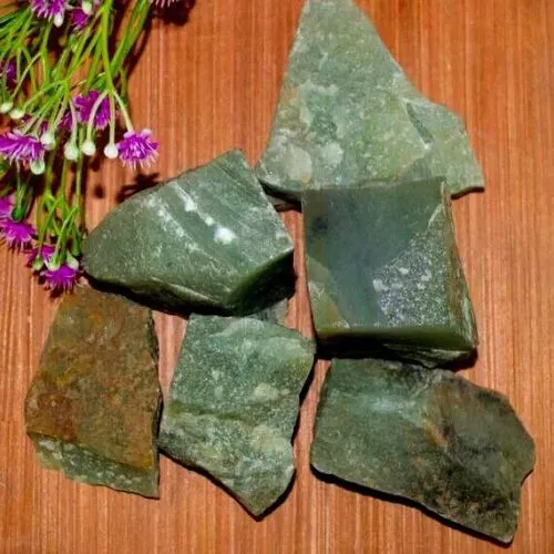 100% Natural Green Jade Rough Stone LB or OZ (Crystal Wholesale Bulk Lots) 3