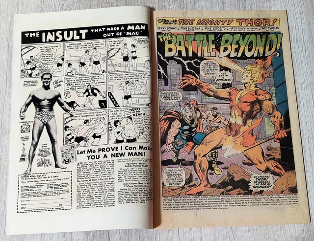 The Mighty Thor #226 - 2nd appearance of Firelord - Very Fine 2