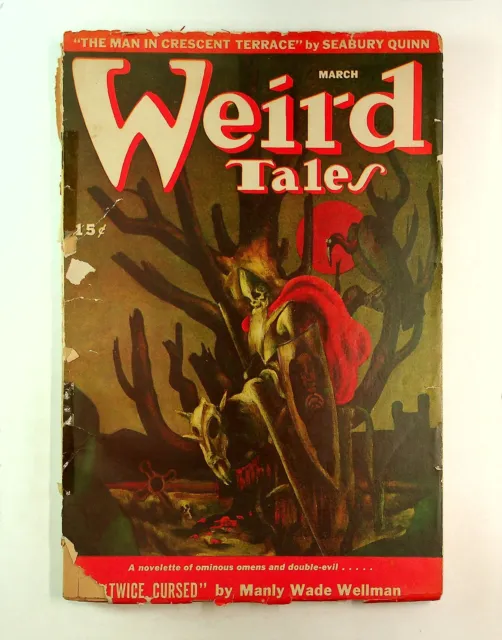 Weird Tales Pulp 1st Series Mar 1946 Vol. 39 #4 PR