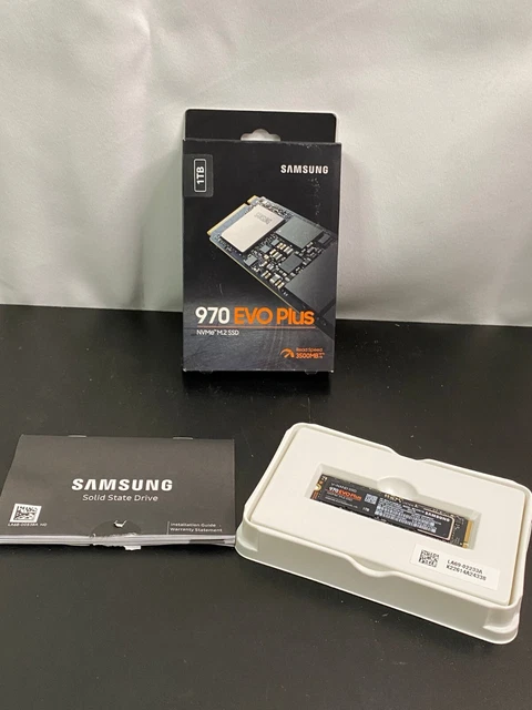 Samsung MZ-V7S1T0 Black 970 EVO Plus 1TB NVMe M.2 3500MB/s Read Speed V-Nand SSD Samsung MZ-V7S1T0 Black 970 EVO Plus 1TB NVMe M.2 3500MB/s Read Speed V-Nand SSD