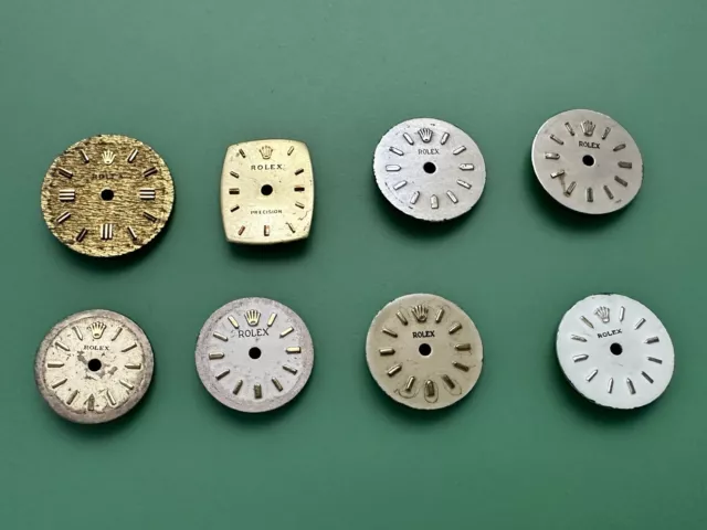 8 REFINISHED VINTAGE Rolex Lady Watch Dials Lot Parts $89.00 - PicClick
