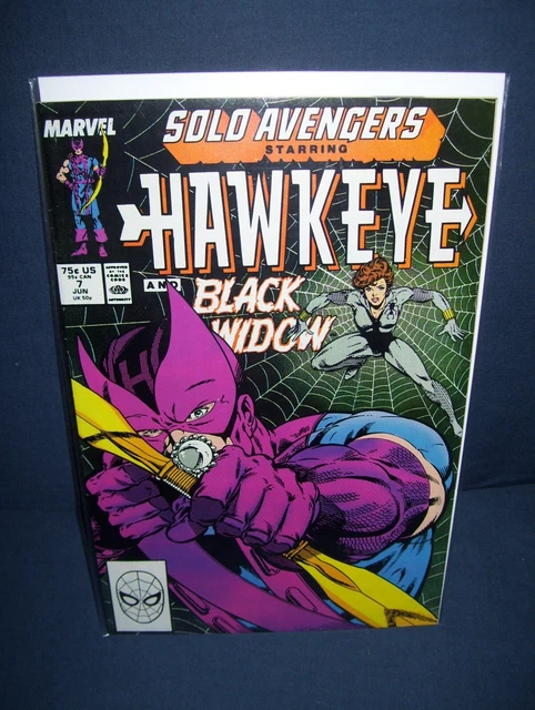 SOLO AVENGERS PROTAGONISTA Occhio di Falco 7 Marvel Comics 1988 con