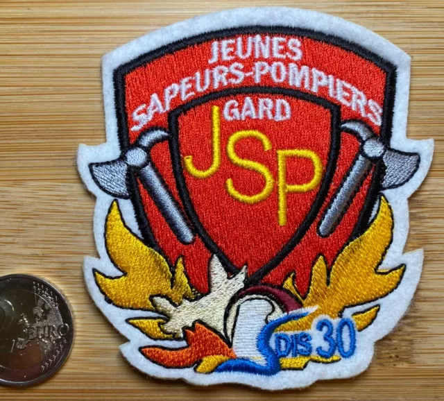 Ecusson Patch Jeunes Sapeurs Pompiers  Du Gard Sdis 30 (Écu 51)