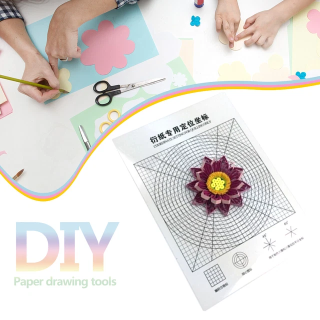 Release Drawing Locating Paper Craft Quilled Setting for DIY Paper Handmade Tool