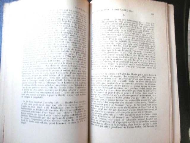 HENRY JAMES CARNETS Denoël 54 Louise Servicen littérature 9