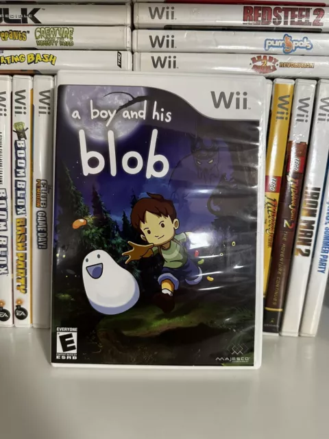 A Boy And His Blob (Nintendo Wii, 2009) Complete / Tested CLEAN