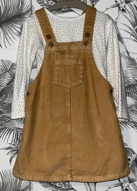 Ragazze età 18-24 mesi - Abito Pinafore corda successiva e outfit top
