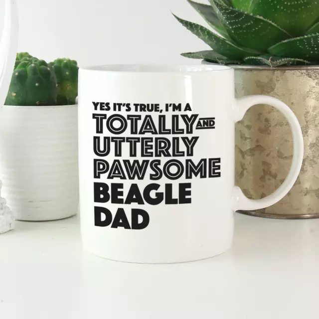 Beagle Dad Mug: Funny gift for beagle dog owners & lovers! Beagle gifts