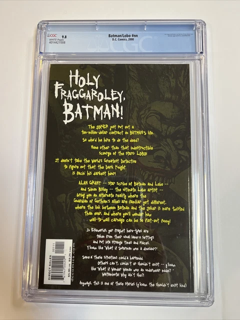 Batman / Lobo (2000) # NN (CGC 9.8 WP) Simon Bisley Art & Alan Grant Story 3