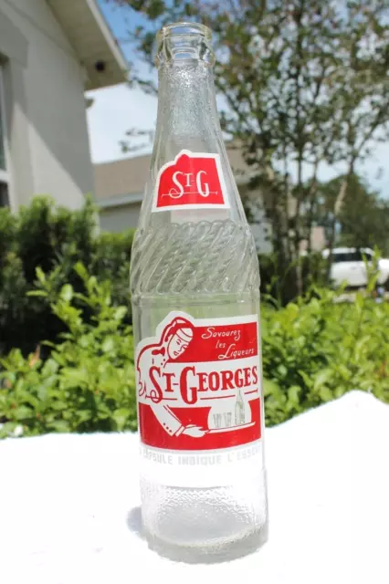 Mint Condition St Georges.beauce Que. Canadian 10 Onces Soda Bottle