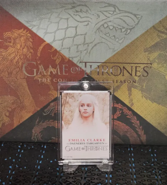 Game Of Thrones GOT Emilia Clarke As Daenerys Targaryen Nude Facsimile Auto 2