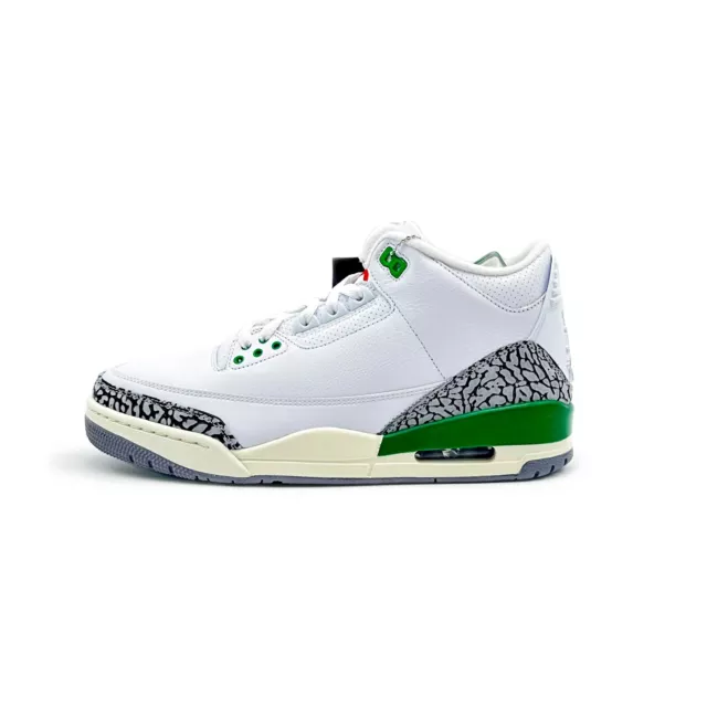 Nike W Air Jordan 3 Retro Lucky Green White Versity Red Cement Grey CK9246-136 2