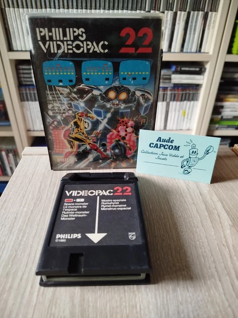 Philips Videopac - Pairs & Space Rendezvous & Logic - 2 - avec boitier - Jeux vidéo