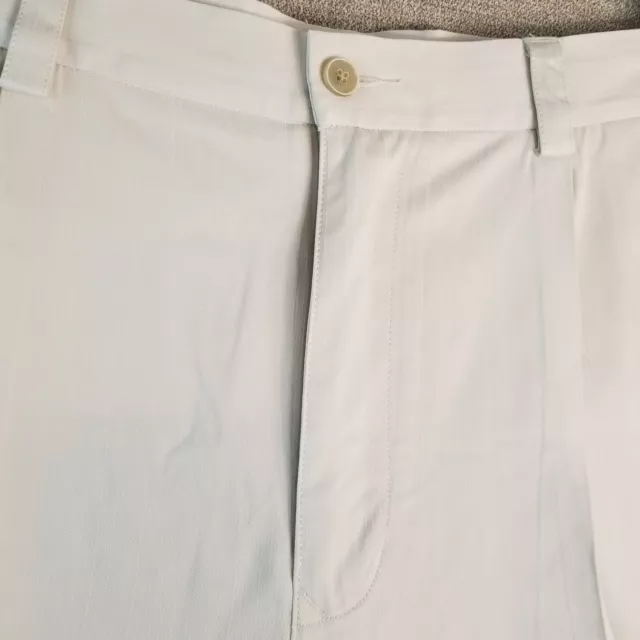 TOMMY BAHAMA MENS 35 Shorts Relax Silk Pleated Outdoors Off White Beach ...