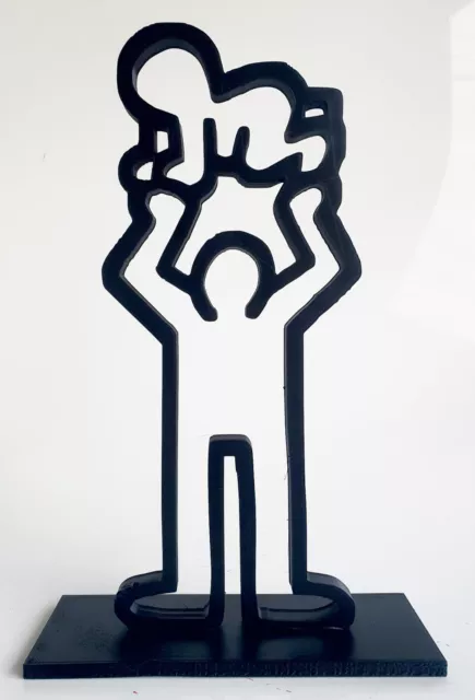 PyB signed BOY BABY HARING sculpture POP street ART graffiti new york USA KEITH