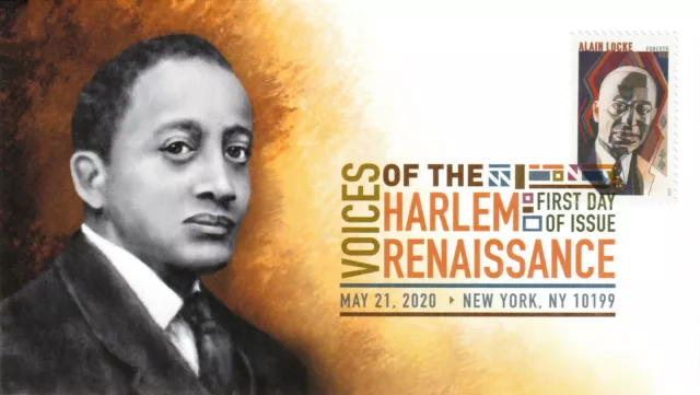 2020 Harlem Renaissance - Alain Locke - Emrick Cachet - EmPrint - Hi-Density FDC