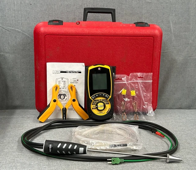 Uei Test Instruments C165+Kit Combustion Analyzer Resdental/Commrcial Free S/H