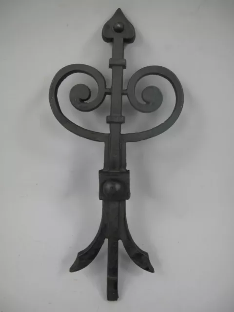 Maueranker Ornament Pfettenanker rustikal schwarz Antik Stil Gusseisen H.50cm