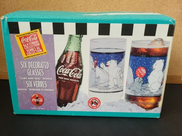 Verres Coca Cola, 16 oz, 6 pces