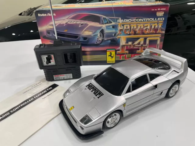 Rare Complete Clean 1988 Radio Shack RC Ferrari F40 Turbo 60-4034 in Box Tested