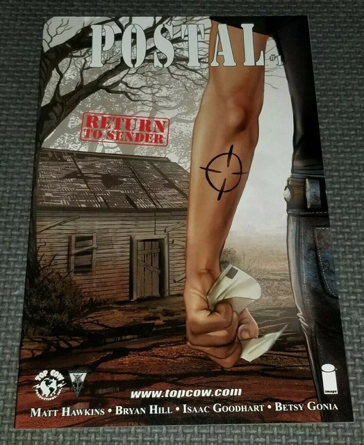 POSTAL #1 (2015) Second Print Variant Cover Image Comics Hawkins Hill Top Cow