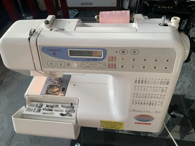 Janome Memory Craft 3500 Computerised Sewing Machine