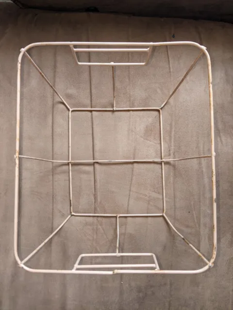 Marco de metal tejido de cesta 10,5 in de ancho 9 in de profundidad y 7,5 in de alto