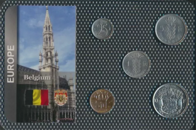 Belgique Kursmünzen  ab 1948 25 Centimes jusqu'à ce que 10 de francs (9648391